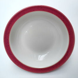 Denby Harlequin Red Cereal Bowl