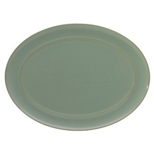 Denby Pure Green  Oval Platter