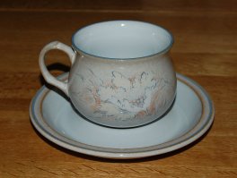 Denby Tasmin  Tea Cup and Saucer